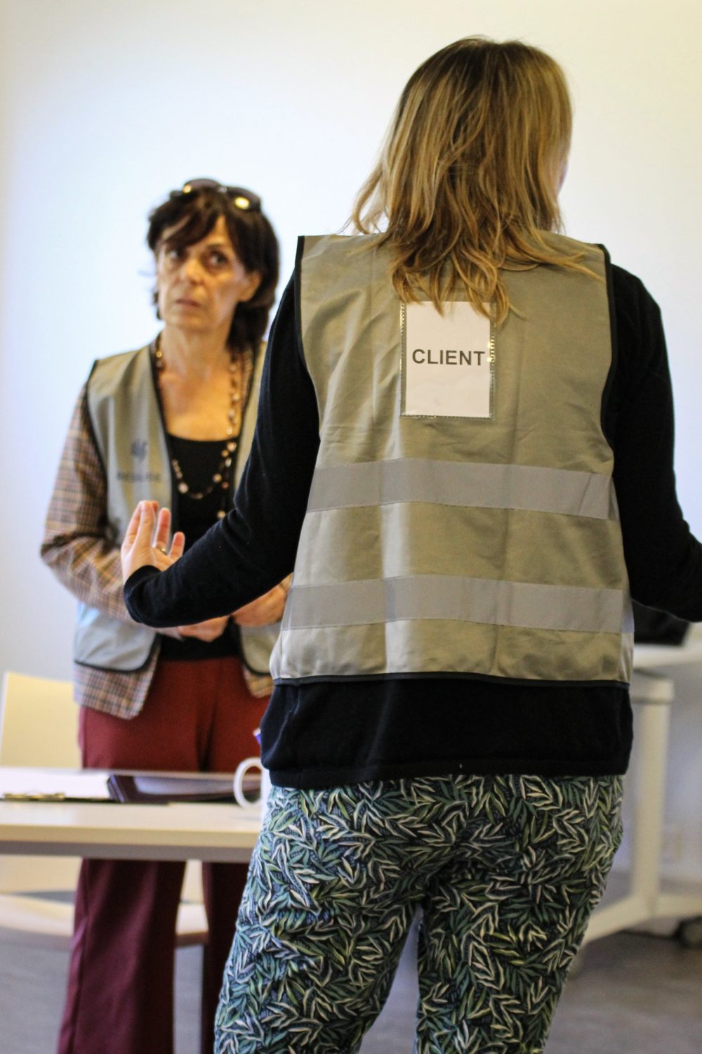Mise en situation lors d'une formation Résilise